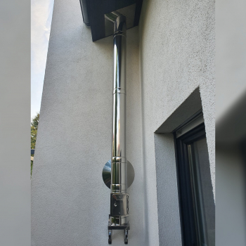 Kaminrohr Anschluss Edelstahl