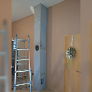 Kaminschacht innen neu unverkleidet