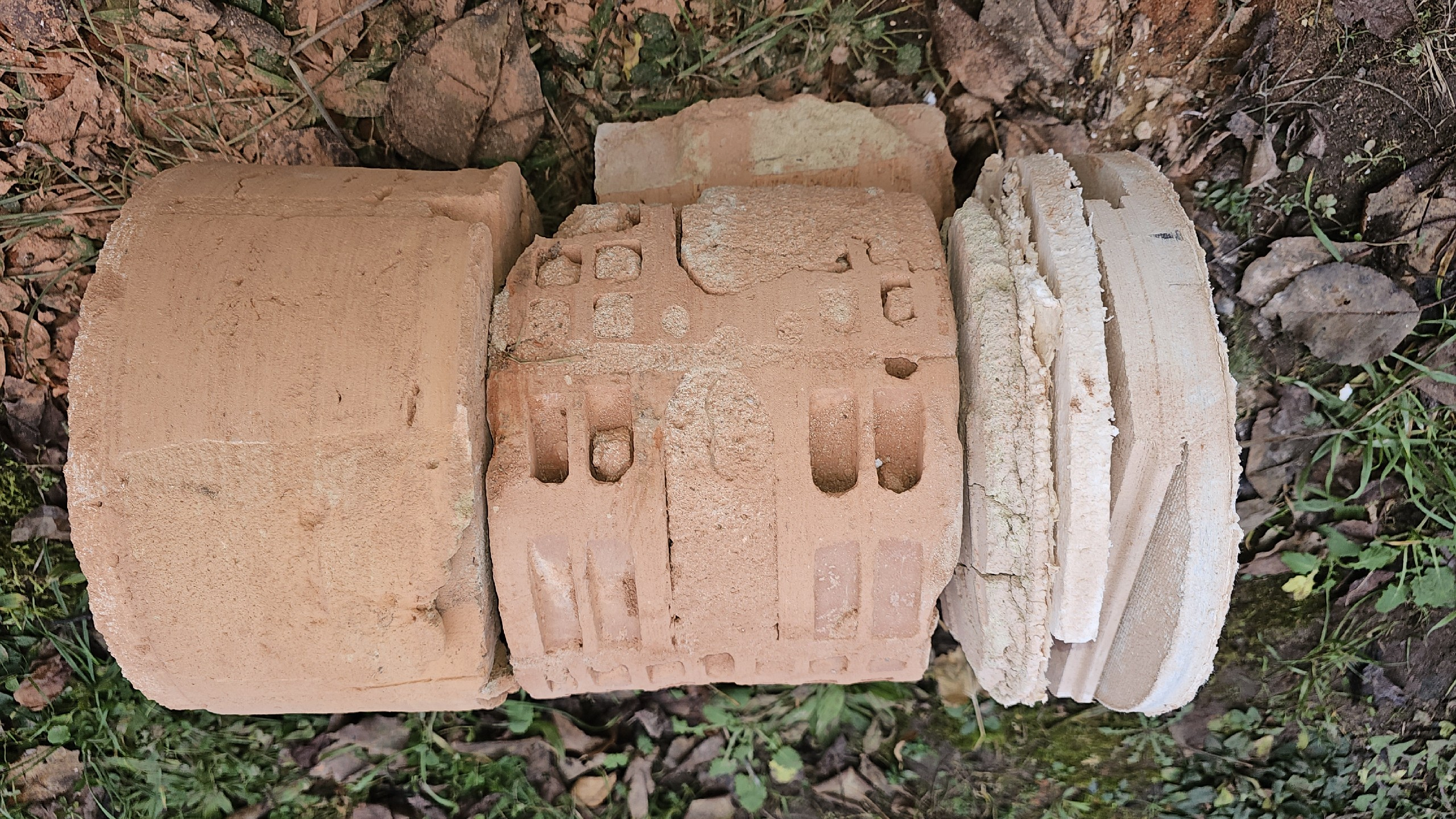 Schornsteinbau Bohrkern