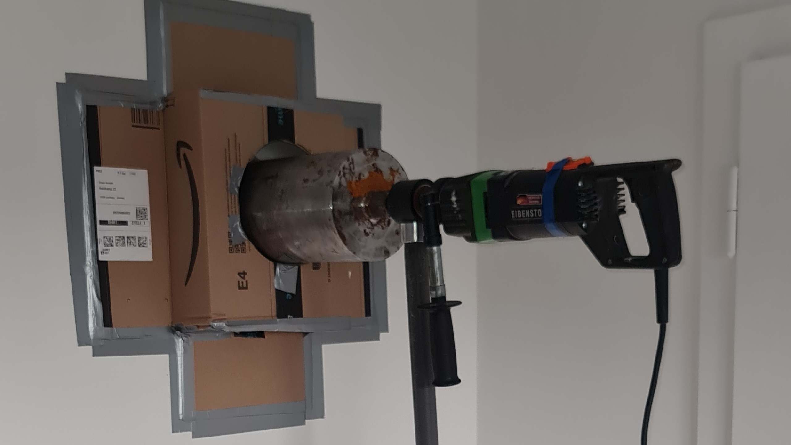 Schornsteinbau Kernbohrung