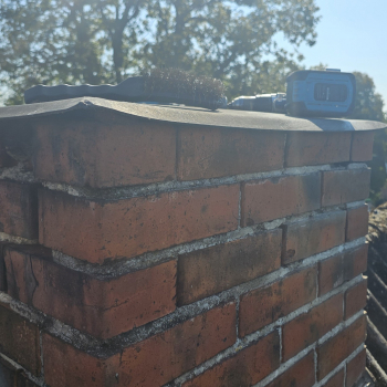 Backsteinkamin Reparatur